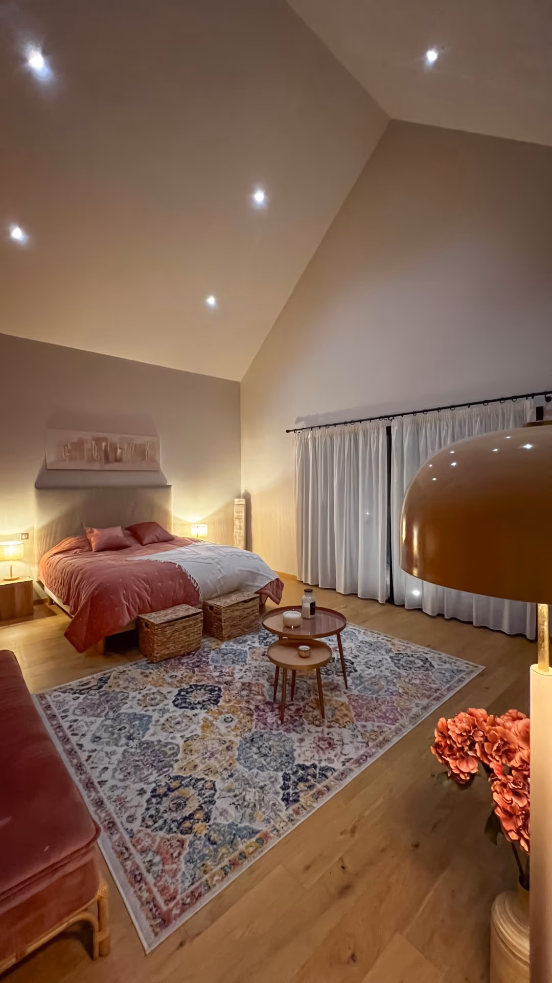 Suite chambre lodge à l'ambiance feutrée